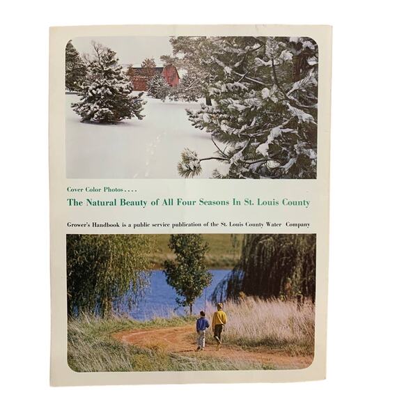 Vintage 1973 Growers Handbook St Louis Countians Water Company Soft Cover Book - Picture 3 of 3